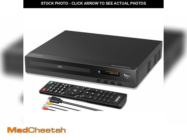 Lot 74-13949771 - FlexaPlay Region-Free HDMI DVD Player for TV Ã¢â¬â 1080p Upscaling, USB Port, DVD/CD/MP3 Multi-Fo...