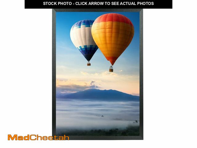 Lot 74-13564176 - Mxtallup 13x24 Picture Frame Solid Wood Poster Frame for Wall 13x24 Photo Frames Family Black (T22B1...