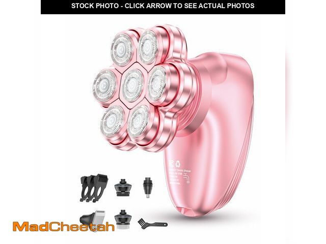 Lot 74-14263921 - 5-in-1 Electric Razors for Women, 7D Magnetic Heads Full Body Shaver, Waterproof Wet Dry Hair Remove...