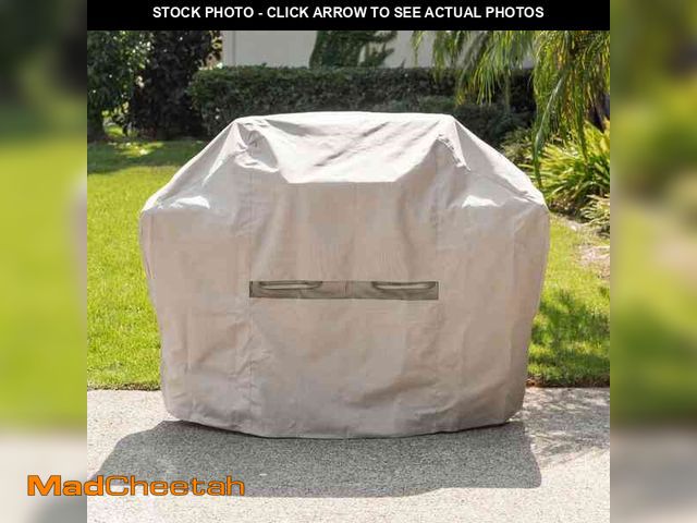 Lot 74-12731653 - Universal Premium Tan Grill Cover 65 in. - UNUSED