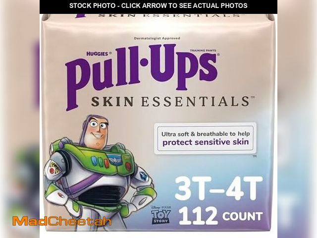 Lot 74-14348992 - Pull-Ups Boys' Skin Essentials Potty Training Pants, Training Underwear, 3T-4T (32-40 lbs), 112 Ct (...