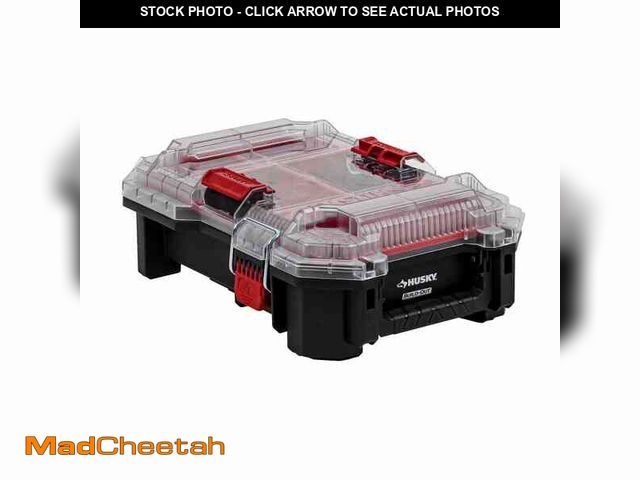 Lot 74-13129586 - Husky Build-Out Modular Tool Storage 6-Compartment Deep Organizer - UNUSED