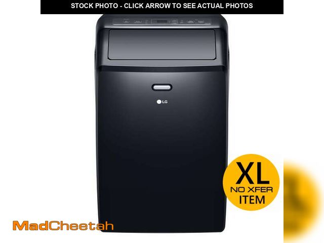 Lot 74-12559319 - LG 10,000 (DOE) BTU 115-Volt Portable Air Conditioner Cools 450 Sq. Ft. with Dehumidifier and Wi-Fi ...