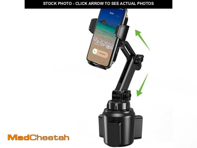 Lot 74-14047361 - EOCAHO 2025 Upgraded Cup Phone Holder for Car, Universal No Shaking Cup Holder Phone Mount with Expa...