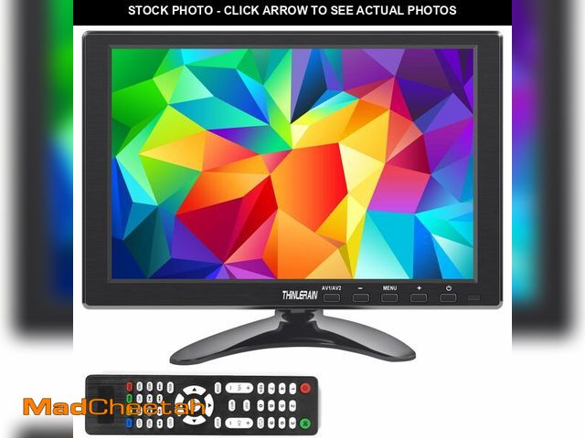 Lot 74-12717836 - Thinlerain 10.1 Inch Small Computer Monitor, 1920x1200 Mini PC Display with HDMI VGA AV BNC USB Intp...
