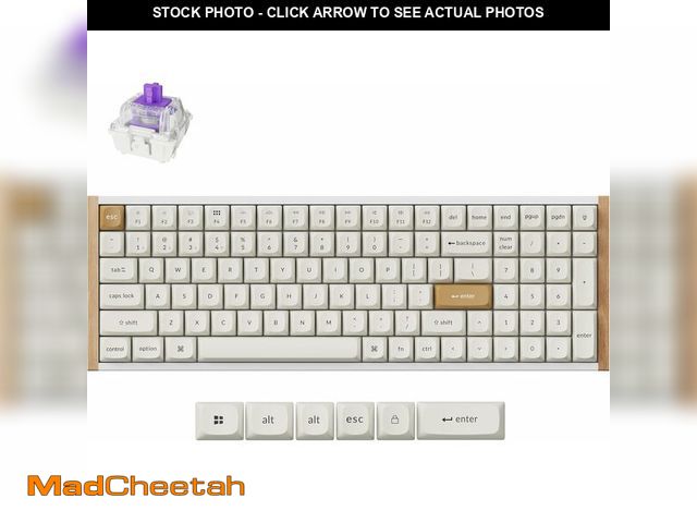 Lot 74-14591232 - Keychron K4 HE 96% Wireless Hall Effect Keyboard with Number Pad, Rapid Trigger Magnetic Switches, Q...