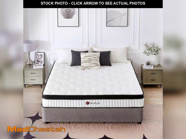Lot 74-14260744 - Full Size Mattress, 10 inch Hybrid Full Mattress in a Box, Memory Foam Mattress with Pocket Springs,...