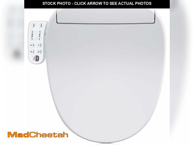 Lot 74-13777624 - ZMJH 236D Bidet Toilet Seat Elongated - Endless Warm Water, Heated Seat &amp; Vortex Wash, Dual Fron...