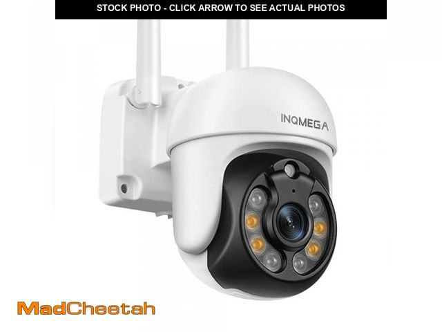Lot 74-12216969 - INQMEGA TUYA PTZ Camera Outdoor, 3MP Security Home Surveillance Camera with 2.4G WiFi, Waterproof IP...
