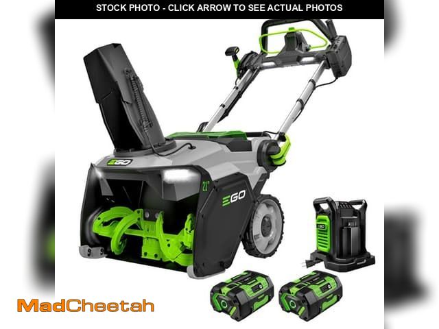 Lot 74-12615091 - EGO Power+ SNT2134 21 In. Single Stage 56 V Battery Snow Blower Kit (Battery &amp; Charger) - UNUSED