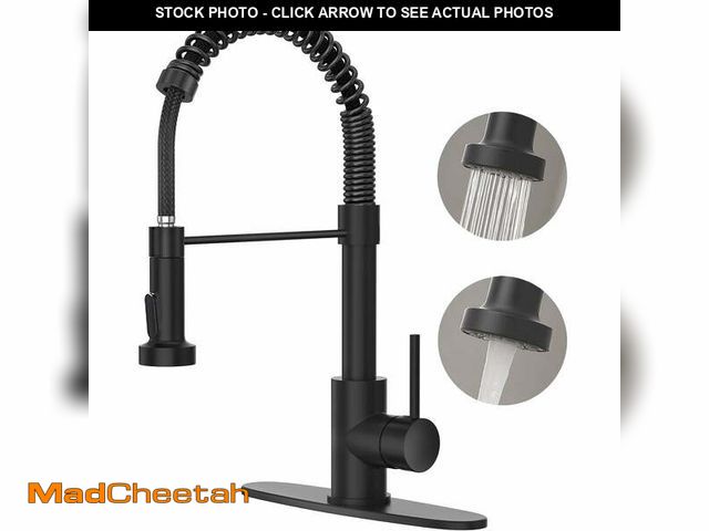 Lot 74-13816285 - PHANCIR Kitchen Faucet with Pull Down Sprayer, Commercial Spring Kitchen Sink Single Handle Pull Out...