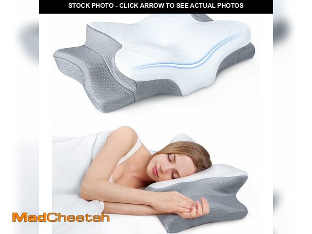 Lot 74-13997168 - Ultra Pain Relief Cooling Pillow for Neck Support, Adjustable Cervical Pillow Cozy Sleeping, Odorles...