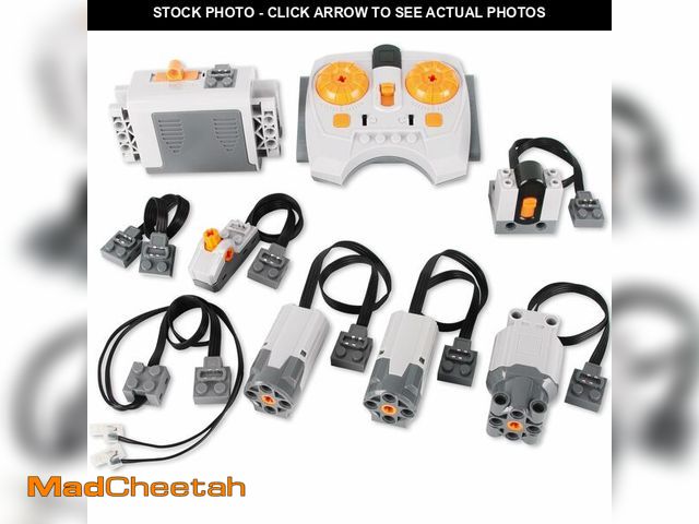 Lot 74-12708800 - 9-in-1 Motor Kit Compatible With Lego Technic, Set With Powerful Motors, Advanced Control Functional...