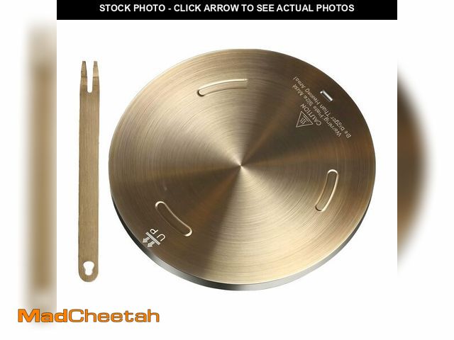 Lot 74-14204964 - 11inch Heat Diffuser Plate, Grourarty Stainless Steel Cooking Induction Adapter Simmer Plate for Ele...