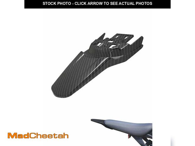 Lot 74-12702174 - JFG RACING Rear Fender for Surron Light Bee,Imitation Carbon Fiber Rear Seat Mudguard Mud Guard for ...