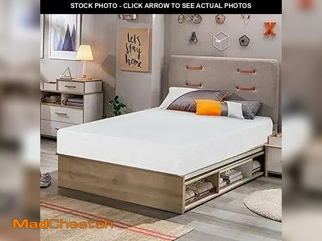 Lot 74-12561114 - FDW Twin Mattress 6 Inch Gel Memory Foam Mattress Queen Mattresses Medium Firm Mattresses?White Adul...