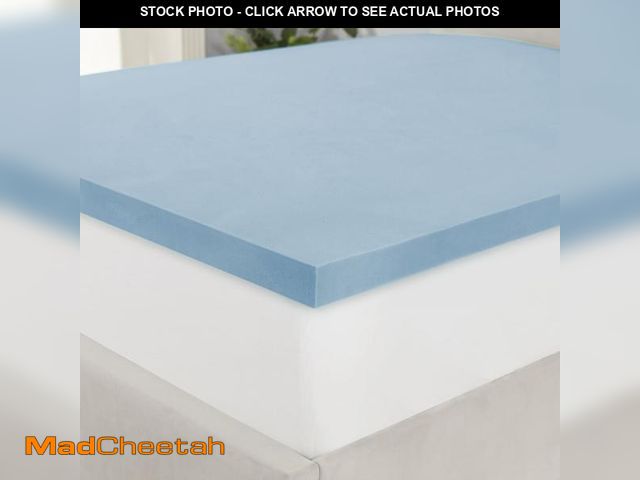 Lot 74-12423565 - Mainstays 3  Memory Foam Mattress Topper  Full - UNUSED