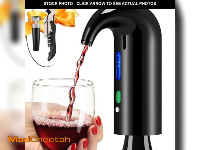 Lot 74-12053275 - Wine Aerator Electric Wine Decanter Best Sellers One Touch Red -White Wine Accessories Aeration Work...
