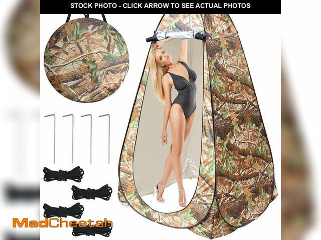 Lot 74-12668143 - GVDV Portable Pop up Privacy Shower Tent Spacious Changing Room for Camping Hiking Beach Toilet Show...