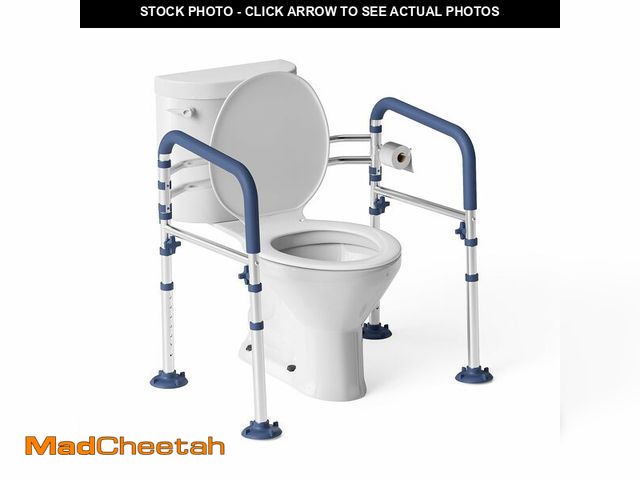 Lot 74-14282053 - Loyoda Toilet Safety Frame for Seniors, Adjustable Toilet Safety Rail - UNUSED