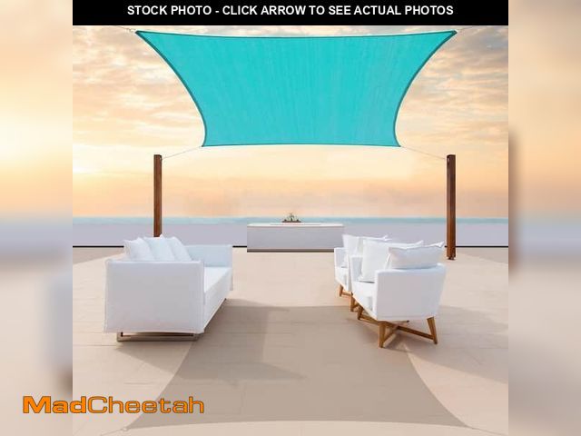 Lot 74-14322075 - COLOURTREE 190 GSM Rectangle Sun Shade Sail Screen Canopy, Outdoor Patio and Pergola Cover - UNUSED