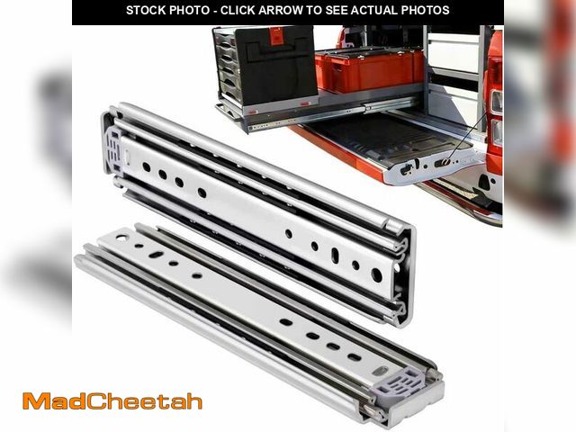 Lot 74-14367834 - VAGUDE Heavy Duty Drawer Slides 12 14 16 18 20 22 24 26 28 30 32 34 36 40 44 48 52 56 60 Inch 260 Lb...