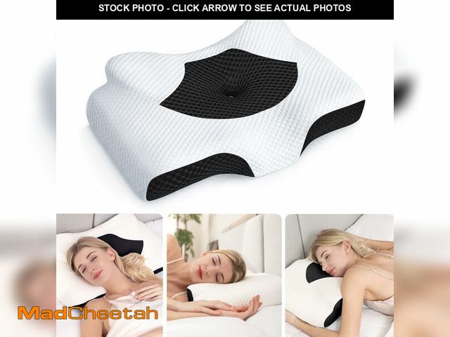 Lot 74-12976195 - Osteo Cervical Pillow for Neck Pain Relief, Hollow Design Odorless Memory Foam Pillows with Cooling ...