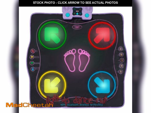 Lot 74-13544844 - Kidzlane Electronic Dance Mat for Kids 8-12, Wireless Kids' Dance Pad with Bluetooth/AUX, Built-in M...