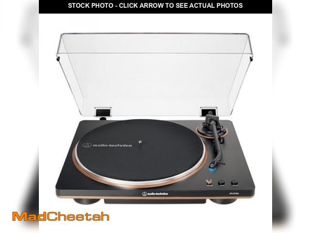 Lot 74-12141554 - Audio-Technica at-LP70X Fully-Automatic Turntable - Black/bronze - UNUSED