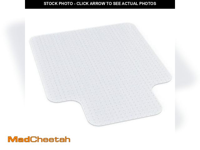 Lot 74-12144551 - GPED Office Carpet Chair Mat  36  X 48  Carpet Protector Mat with Lip for Home  Gaming Floor - UNUSE...