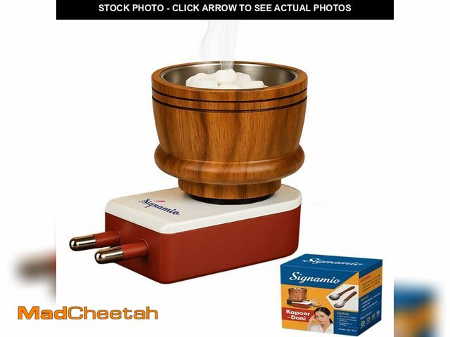 Lot 74-12717057 - SIGNAMIOÃÂ® Kapoor Kapur Dani Camphor Karpuram Bakhoor Oud Aroma Oil Diffuser Incense Dhoop Burner ...