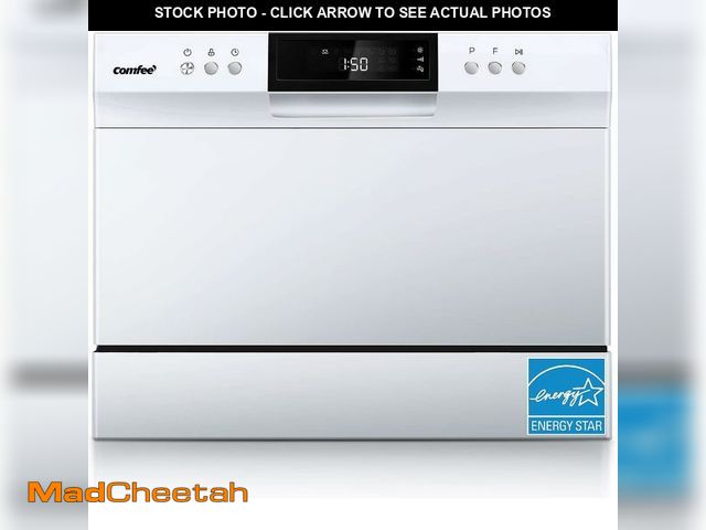 Lot 74-13074753 - COMFEEÃ¢â¬ Portable Mini Dishwasher, Energy Star, Countertop, 6 Place Settings, with 8 Washing Prog...