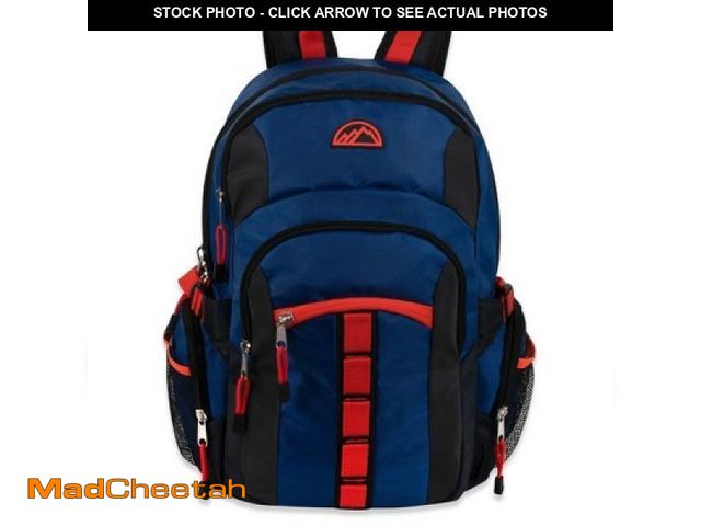 Lot 74-11984716 - Mountain Edge Deluxe Carrier 19" Backpack - Blue - UNUSED