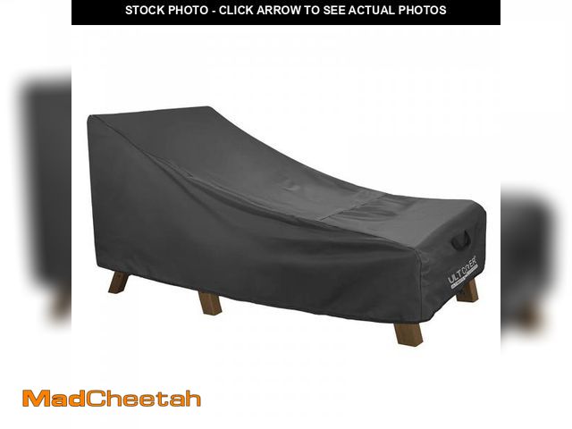 Lot 74-12443628 - ULTCOVER Waterproof Patio Lounge Chair Cover Heavy Duty Outdoor Chaise Lounge Covers - 68L x 30W x 3...