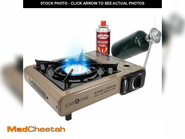 Lot 74-14208953 - Gas One GS-3400P Propane or Butane Stove Dual Fuel Stove Portable Camping Stove - Patented - with Ca...