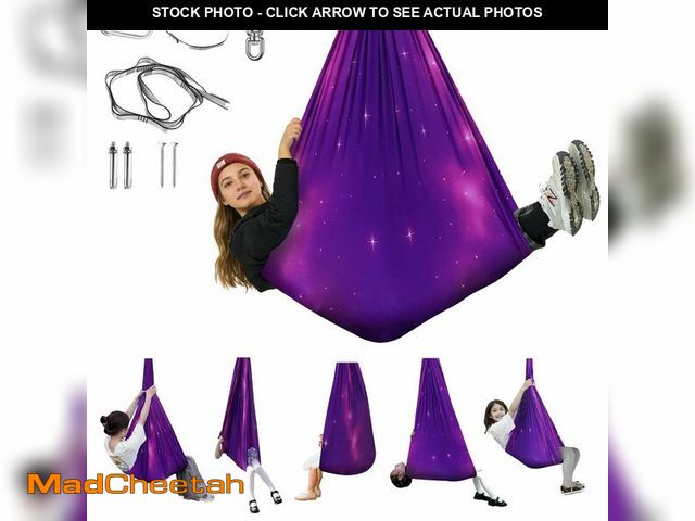 Lot 74-14272145 - Sensory Swing for Kids &amp; Adults, Indoor &amp; Outdoor Double Layer Therapy Swing, Cuddle Swing w...