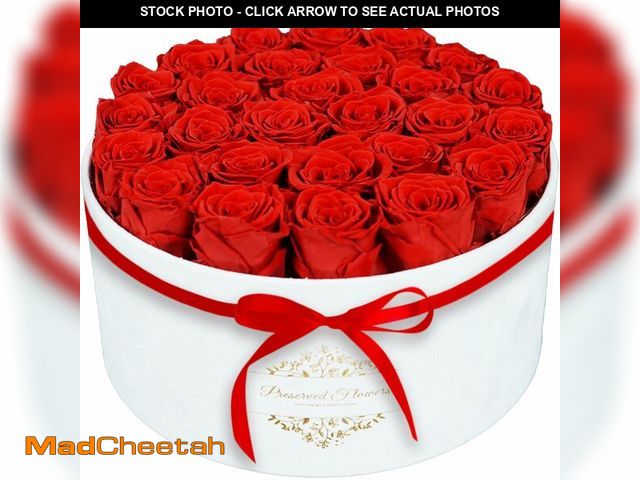 Lot 74-13565064 - 17 Forever Flowers in a Luxury Suede Box, Preserved Roses Birthday Gifts for Women, Romantic Anniver...