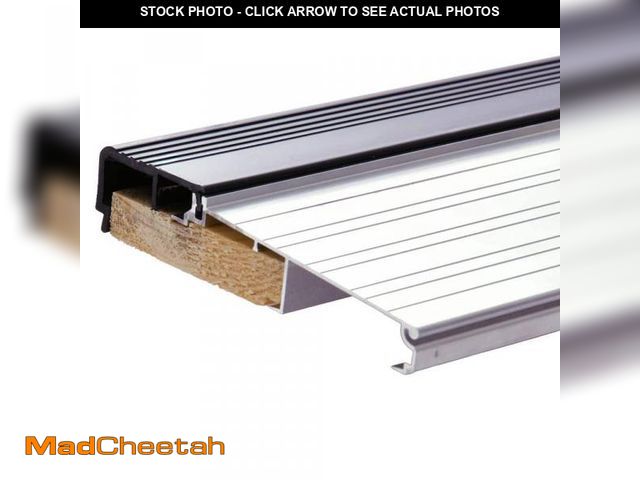 Lot 74-12533162 - Frost King 5-5/8 in. x 3 ft. Silver&amp; Brown Fixed Sill Threshold - UNUSED