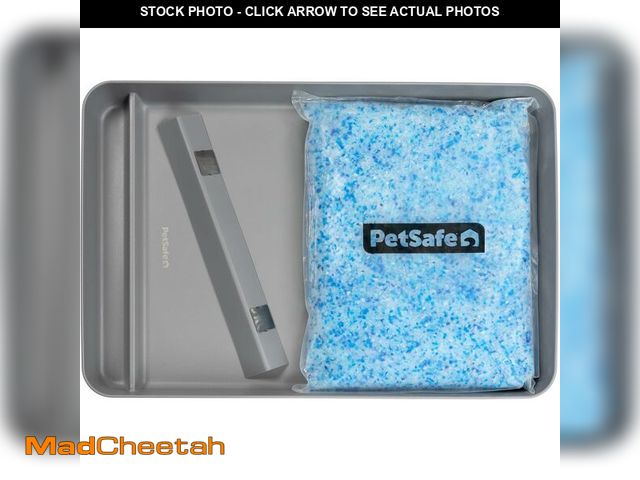 Lot 74-14582062 - PetSafe ScoopFree Stainless Steel Reuseable Tray, Fresh Scent, 4.3Lb Bag - UNUSED
