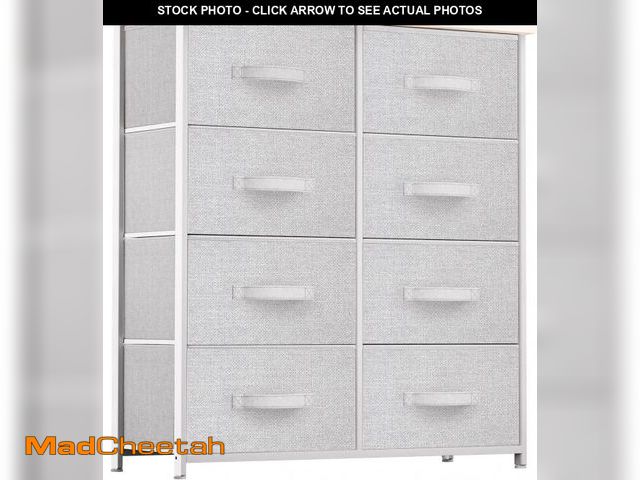 Lot 74-12141102 - YITAHOME Storage Tower Unit with 8 Drawers - Fabric Dresser with Large Capacity, Organizer Unit for ...