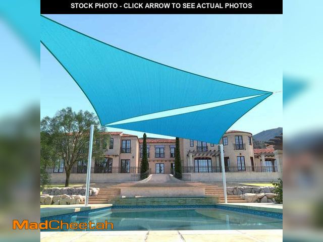 Lot 74-14245667 - COLOURTREE 190 GSM  Equilateral Triangle Sun Shade Sail Screen Canopy, Outdoor Patio and Pergola Cov...