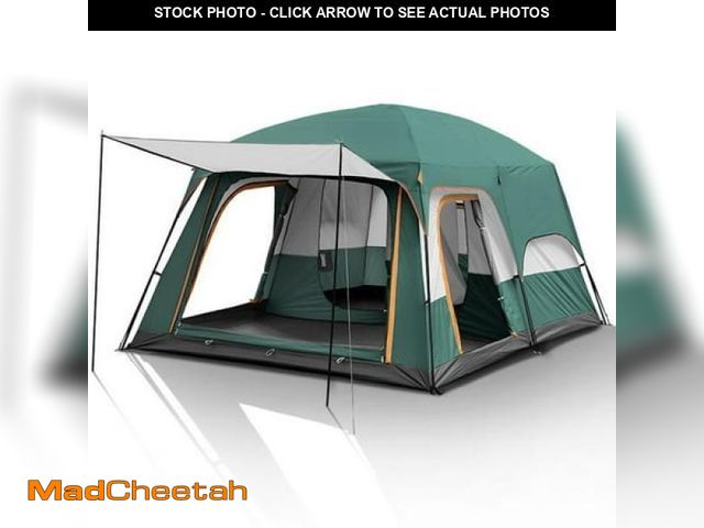 Lot 74-12158925 - Eccomum 12-Person Family Cabin Tent with Divided Curtains - UNUSED