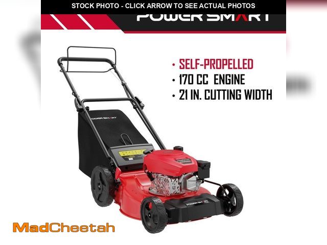 Lot 74-14441139 - PowerSmart 21 in. 170cc OH 4-stroke engine 3-in-1 Gas Self Propelled Lawn Mower V8721S - UNUSED