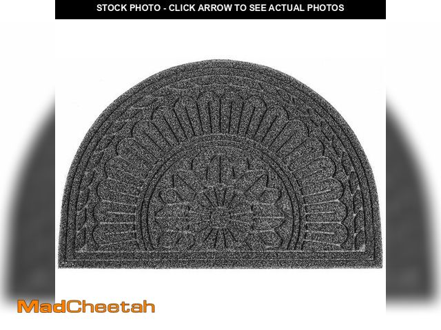 Lot 74-14601321 - Mibao Door Mat Outdoor Indoor, 23.5" x 35.5", Half Round Door Mats, Non-Slip Front Door Mats Outdoor...