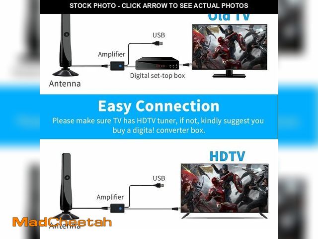 Lot 74-13549553 - TV Antenna, Amplified HD Digital TV Antenna,for Long Range Reception,All Smart HD Digital Antennas w...