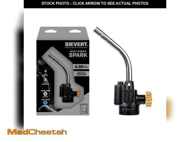 Lot 74-12784255 - *DIRTY/SCRATCHED* SIEVERT MultiTorch MAPP Spark Burner Tip (Fuel Not Included) *DIRTY/SCRATCHED*  - ...