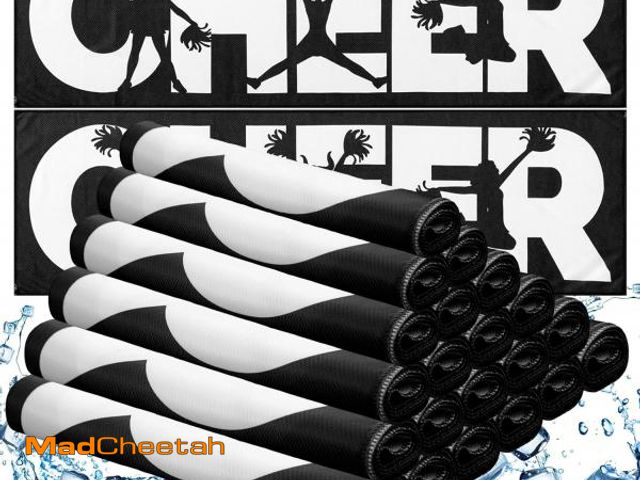 Lot 74-12333621 - Windkream Cheerleader Cooling Towel Cheer Gifts Bulk for Team Cheer Sports Gifts with Bags 40" x 12"...
