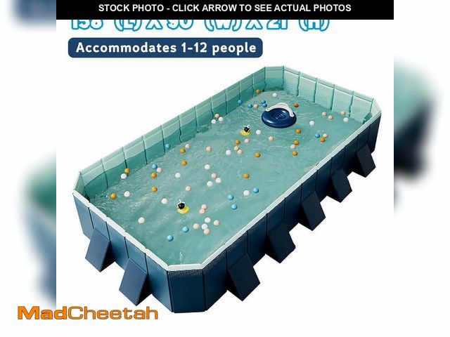Lot 74-14350614 - Hyindoor Outdoor Foldable Non-Inflatable Adults and Kids Swimming Pool Hard Plastic Anti-Slip for La...