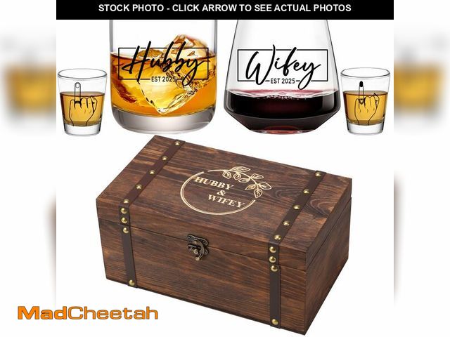 Lot 74-12713026 - Hubby &amp; Wifey Wedding Keepsake Box Set, Bridal Shower Gifts,Unique Wedding Engagement Gifts for ...