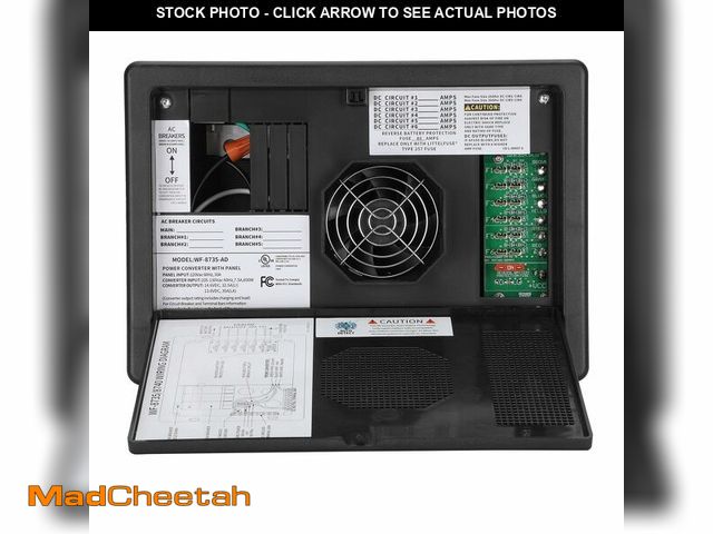 Lot 74-12707350 - WF-8735-AD 30Amp Power Center Black,WF-8700-AD Auto-Detect Series Converter Charger,WF-8735-AD 30Amp...